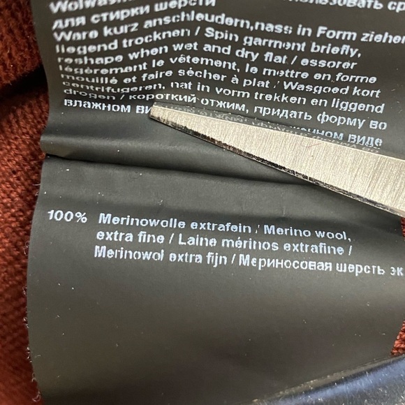 Annette Görtz Rust Extra Fine Merino Wool Sweater M - Picture 9 of 16